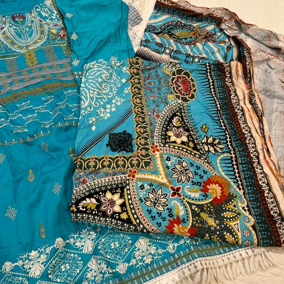 New 3 piece winter linen Pakistani dress xl - Picture 3 of 6